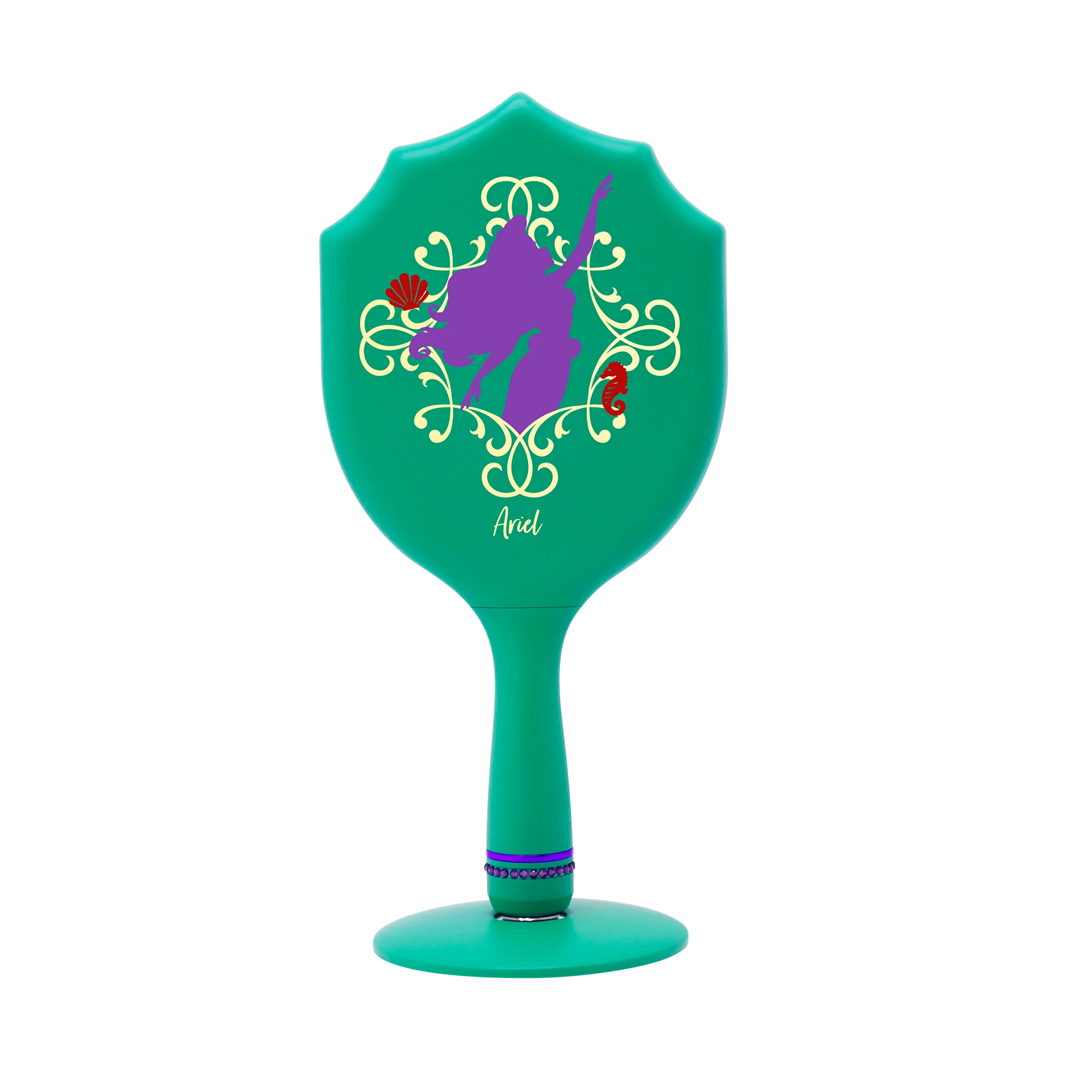 Ariel LED Handheld Makeup Mirror With Standing Base - Image 2