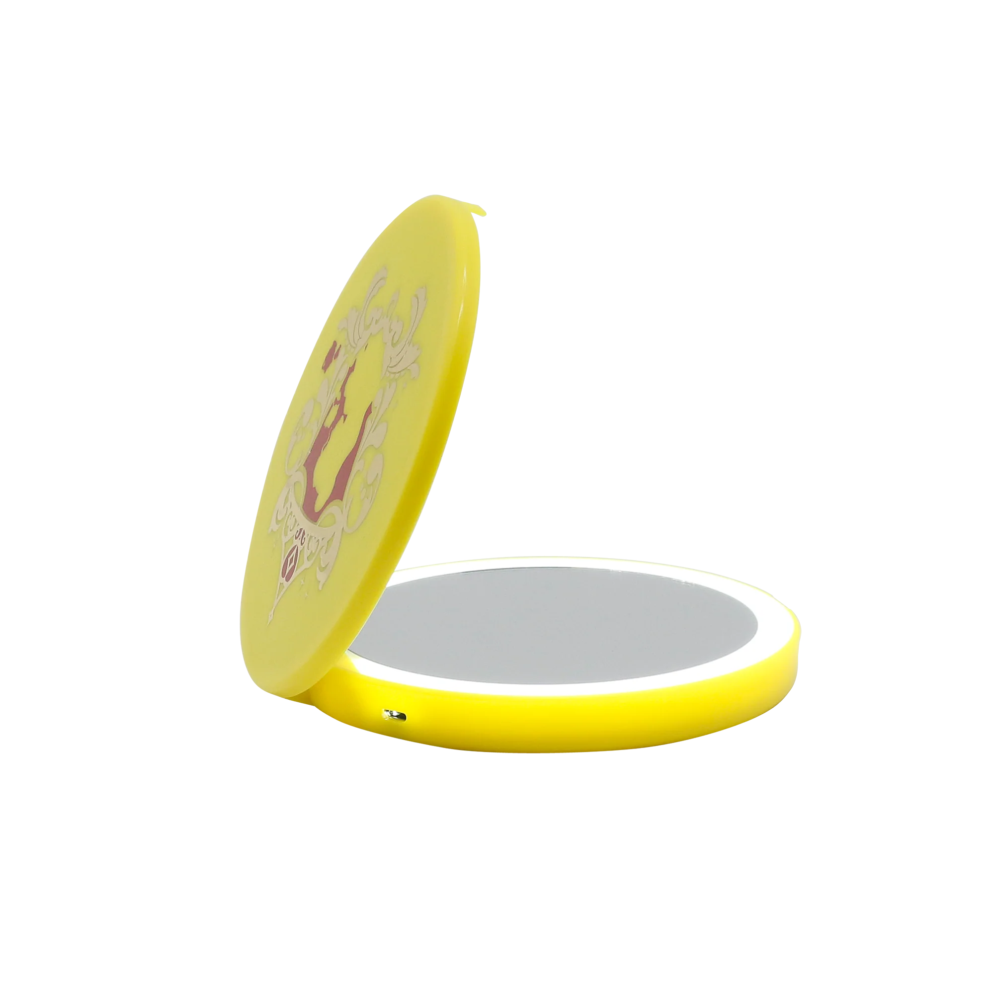 Belle Compact Mirror with Wireless Power Bank Charging Base - Image 2