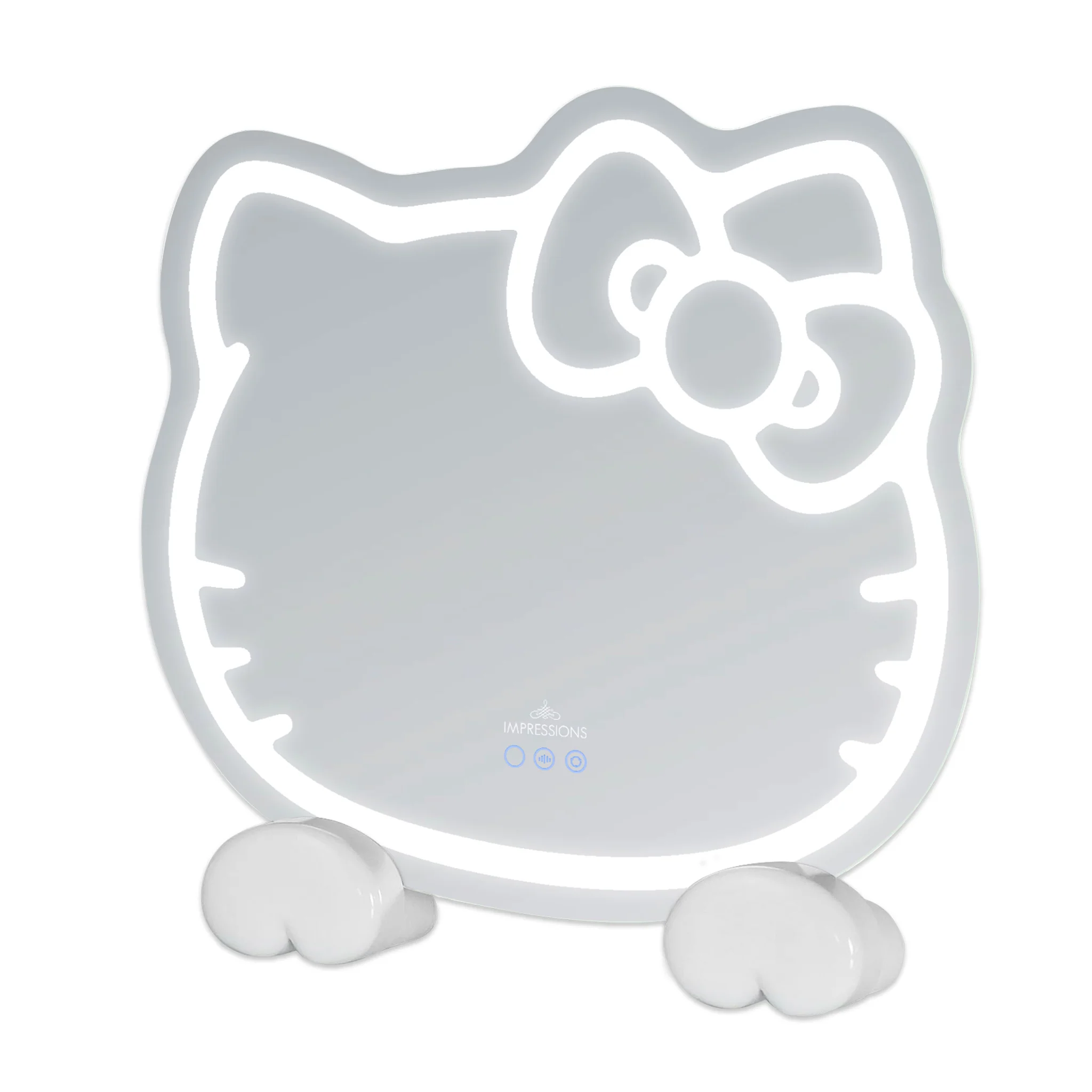 Hello Kitty ® RGB Wall Mirror 2.0 W/ Bluetooth Speakers and Specialty Base - Image 2