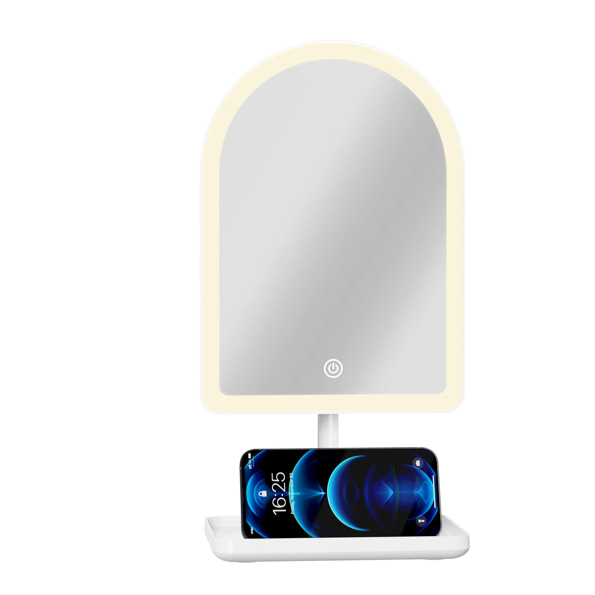SLAYssentials Arch Tri-Tone LED Tabletop Makeup Mirror - Image 4